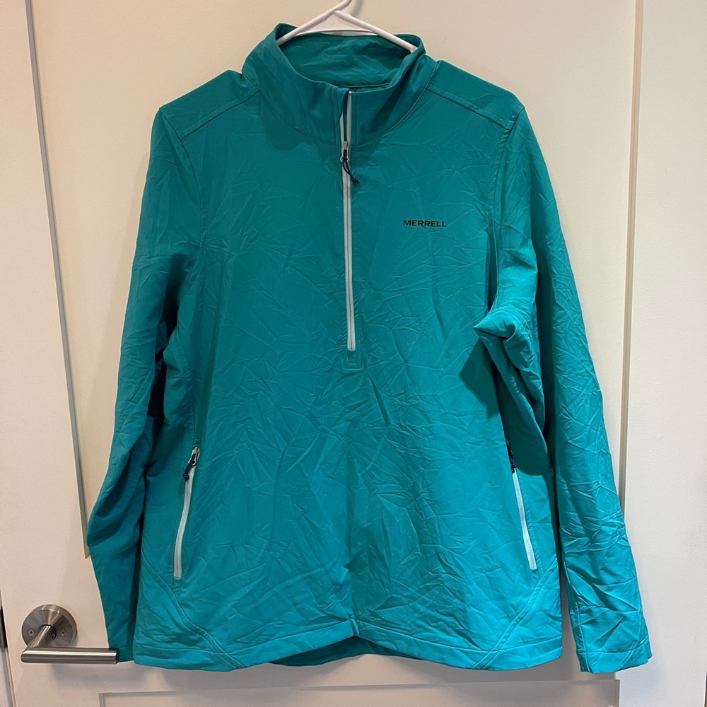 Merrell Women’s Rain Pullover Quarterzip Jacket Size L